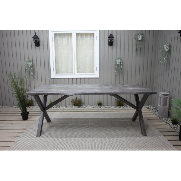 Scottsdale spisebord 190 cm - Grålaserat furu + Flekkfjerner for møbler Scottsdale spisebord 190 cm - Grålaserat furu + Flekkfjerner for møbler