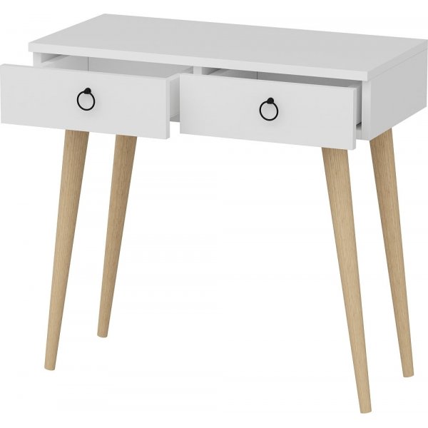 Arden avlastningsbord 72/100 x 35 cm - Hvit