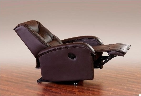 Jacqueline hvilestol i brunt øko-skinn Jacqueline hvilestol i brunt øko-skinn