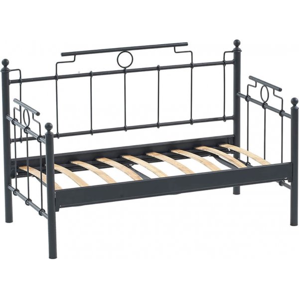 Hampus 2-seters utesofa - Svart/bl + Mbelrengjring