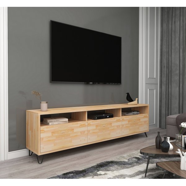 Holly mediebenk - Furu Holly mediebenk - Furu