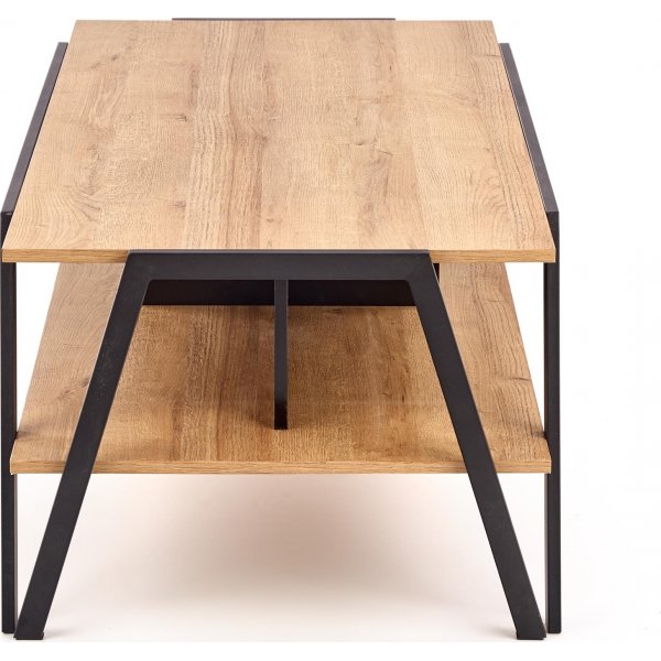 Pavia salongbord 113x 63 cm - Eik/sort Pavia salongbord 113x 63 cm - Eik/sort
