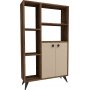 Meldan bokhylle - Lys valntt/beige