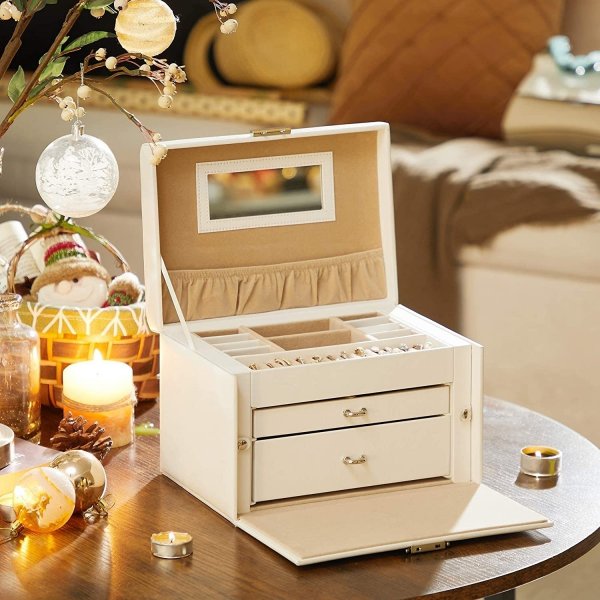 Carat smykkeskrin - Hvit