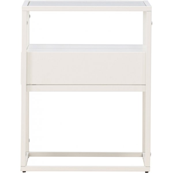 Fortaleza sidebord 40 x 40 cm - Hvit Fortaleza sidebord 40 x 40 cm - Hvit