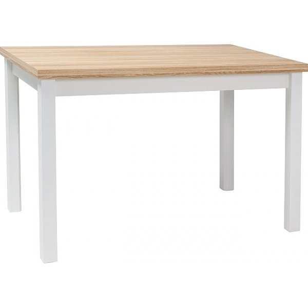 Adam spisebord 120 cm - Wotan eik / hvit
