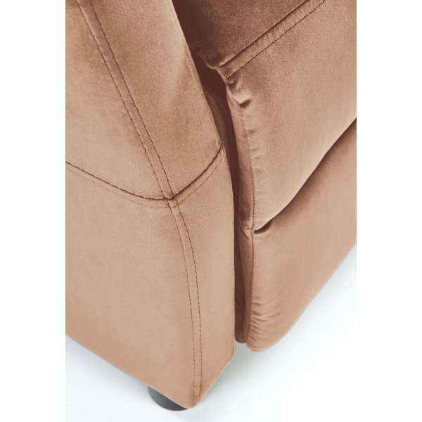 Gunvor hvilestol i beige flyel