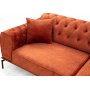 Siesta Capitone 3-seters sofa - Oransje