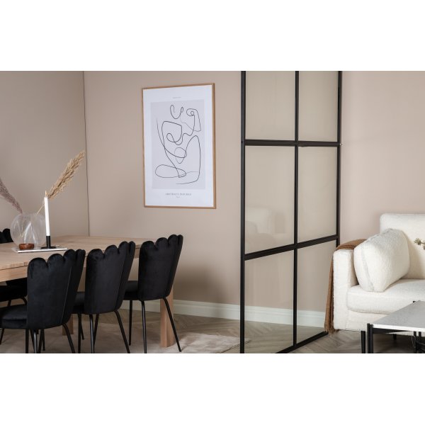 Leif industrivegg 150 x 210 cm - Sort Leif industrivegg 150 x 210 cm - Sort