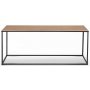 Mio salongbord 120 x 60 cm - Eik / Svart