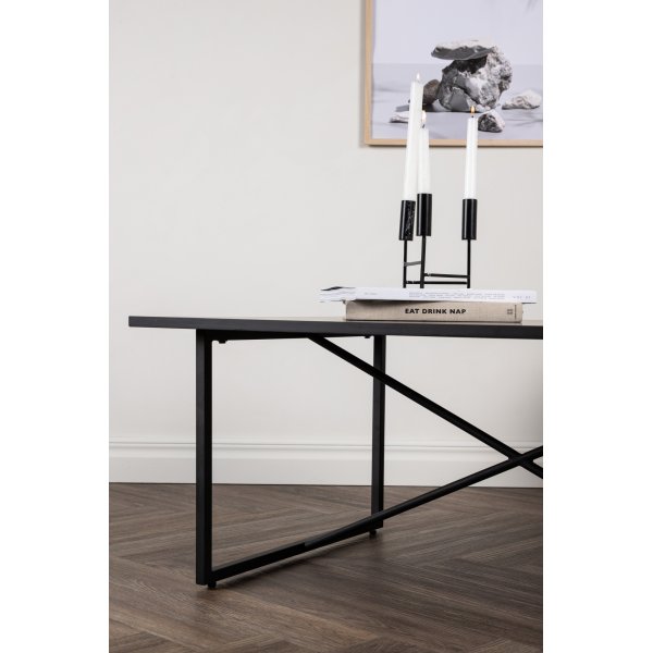 Pryor salongbord 110 x 70 cm - Sort Pryor salongbord 110 x 70 cm - Sort