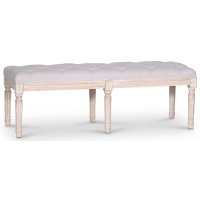 Cholet benk Bredde 120 cm - Antikk finish / Lin Cholet benk Bredde 120 cm - Antikk finish / Lin
