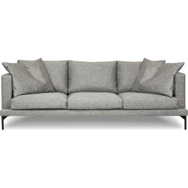 Davis 4-seters sofa - Gr (Rocco 281 stoff)