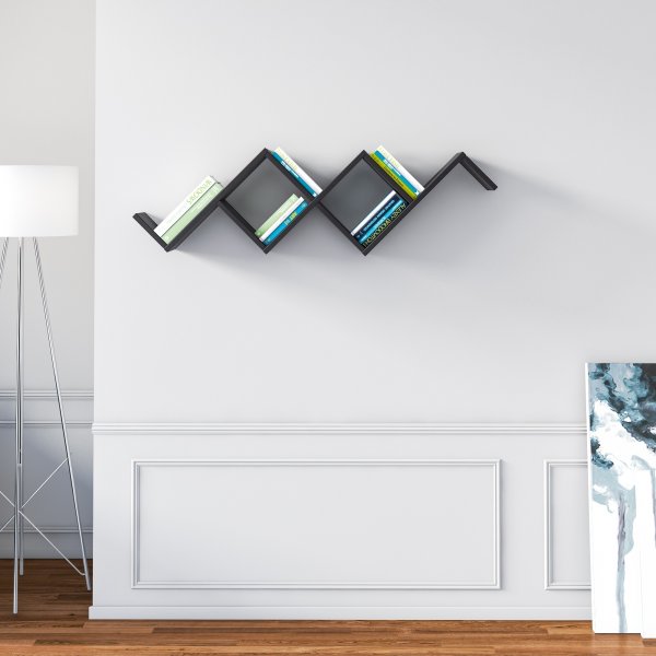 Serpent vegghylle - Svart