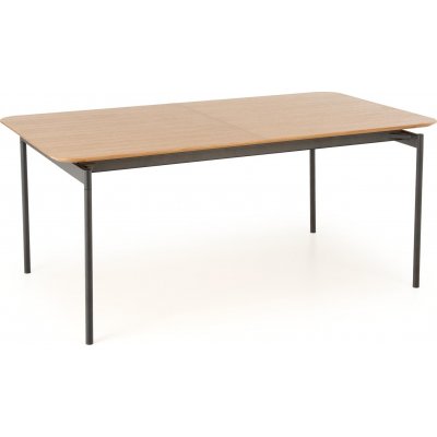 Giga spisebord 170-250 cm - Eik/sort
