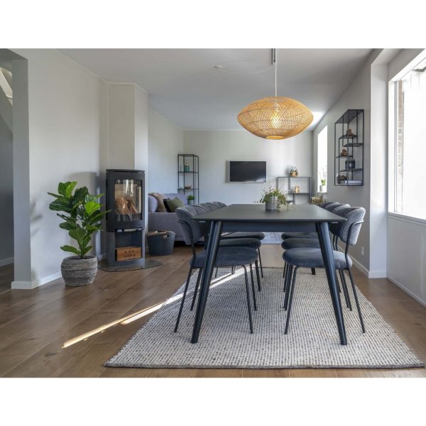 Alicante spisestol - mørkegrå / svart Alicante spisestol - mørkegrå / svart