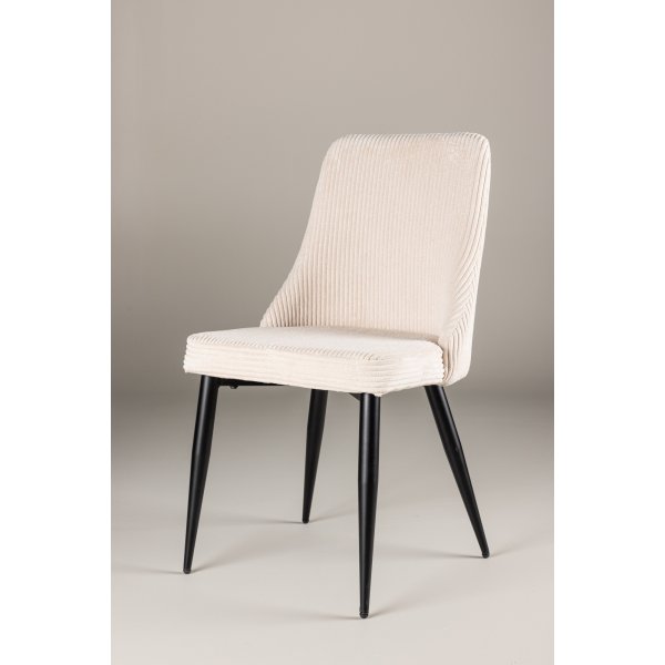 Leone spisestuestol - Beige kordfløyel Leone spisestuestol - Beige kordfløyel