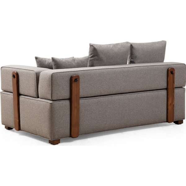 Gloria divansofa - Grå Gloria divansofa - Grå