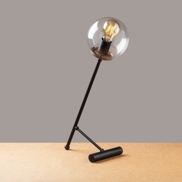 Golf bordlampe, klar - Svart Golf bordlampe, klar - Svart