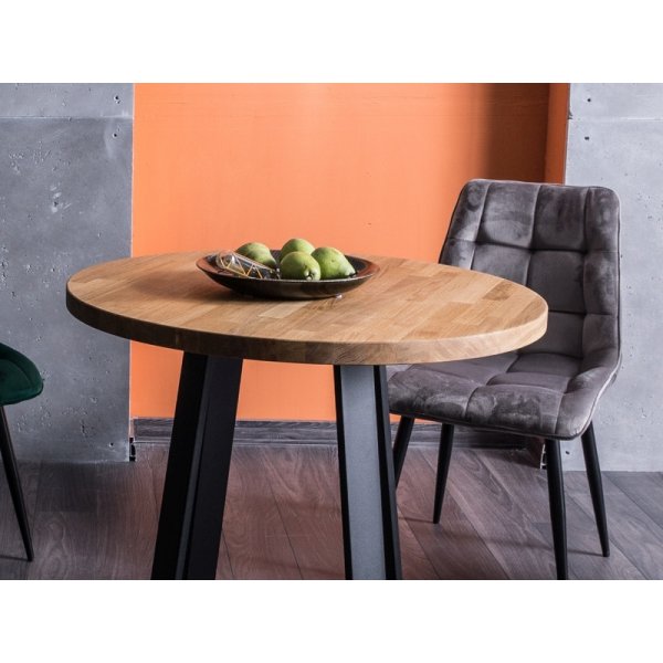 Vasco spisebord Ø80 cm - Eik laminat Vasco spisebord Ø80 cm - Eik laminat