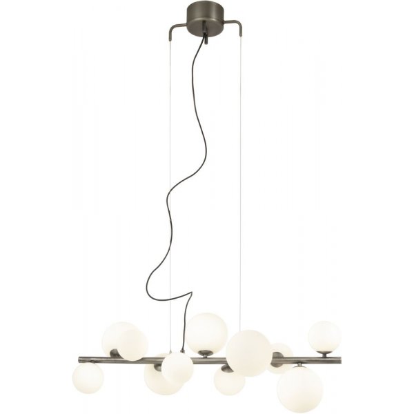 Taklampe Molekyl - Tinn / hvit