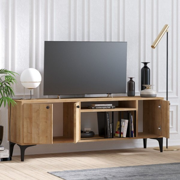 Luna mediebenk - Eik Luna mediebenk - Eik