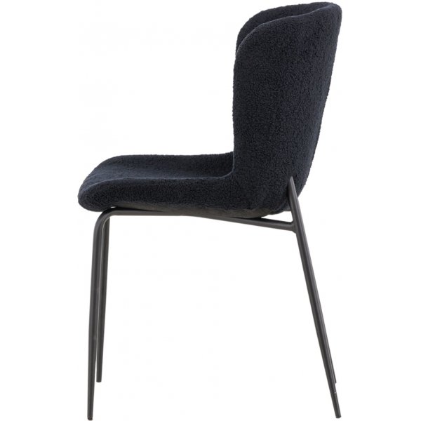 Modesto spisestuestol - Sort teddy Modesto spisestuestol - Sort teddy