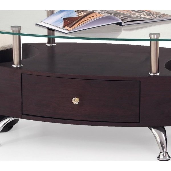 Meting sofabord inklusive sittekrakker - Wenge