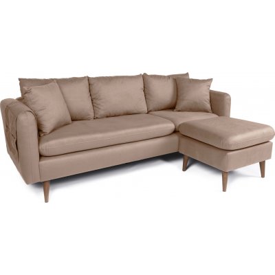 Sofia divan sofa hyre - Lys brun