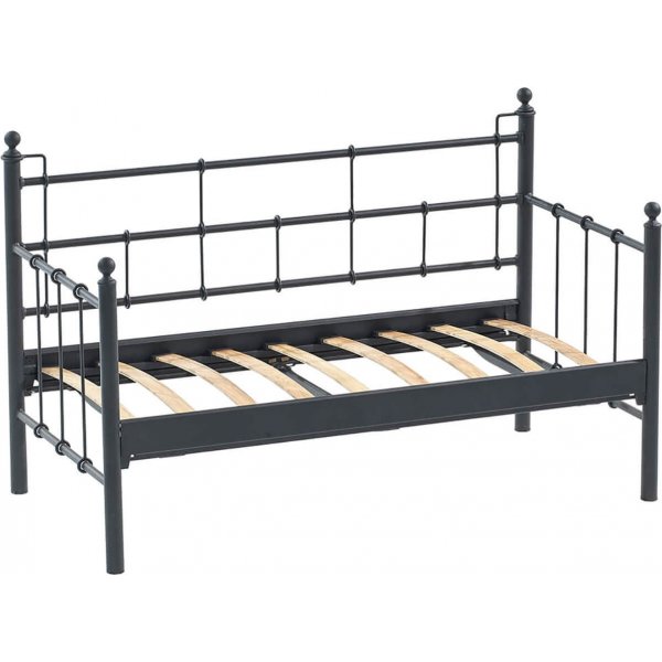 Lala 2-seters utesofa - Svart/bl + Flekkfjerner for mbler