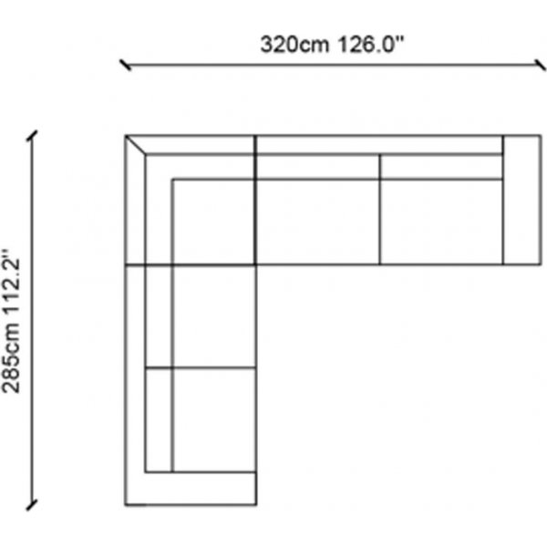 Panama hjørnesofa - Krem Panama hjørnesofa - Krem