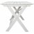 Knohult spisebord 125 cm - Hvit + Flekkfjerner for mbler