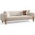 Lyke 3-seters sovesofa - Cream