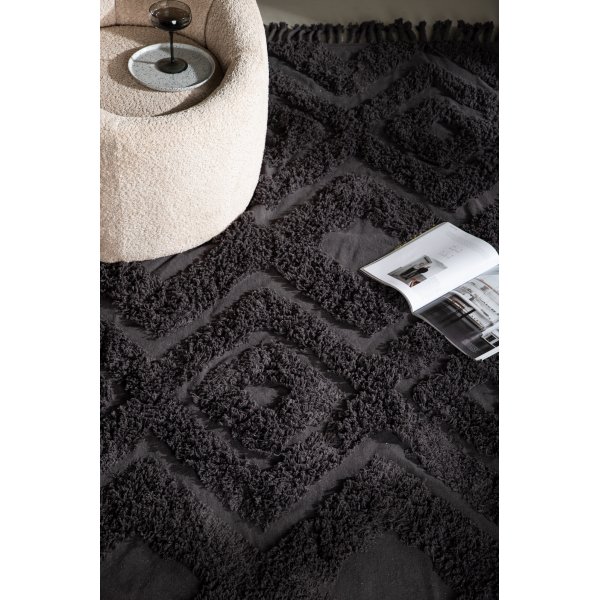 Kleva bomullsteppe - Mørk grå Kleva bomullsteppe - Mørk grå
