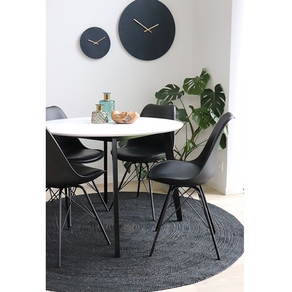 Bombay Teppe - Mørkegrå Jute - Ø150 Bombay Teppe - Mørkegrå Jute - Ø150