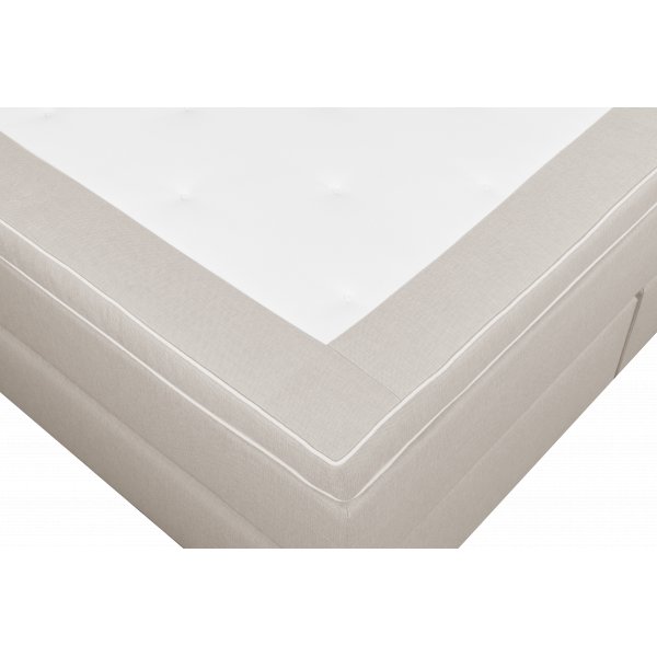 Kontinentalseng 180x200 cm beige pocketfjrer 5 soner