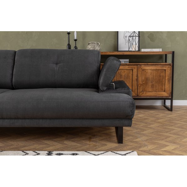 Mustang 3-seters sofa - Antrasitt
