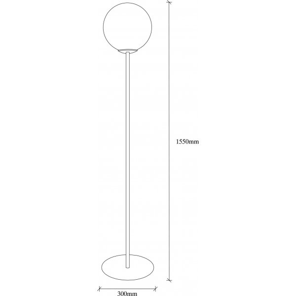 Like gulvlampe 16 - Svart/hvit Like gulvlampe 16 - Svart/hvit