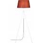Tripod gulvlampe - Hvit/rd