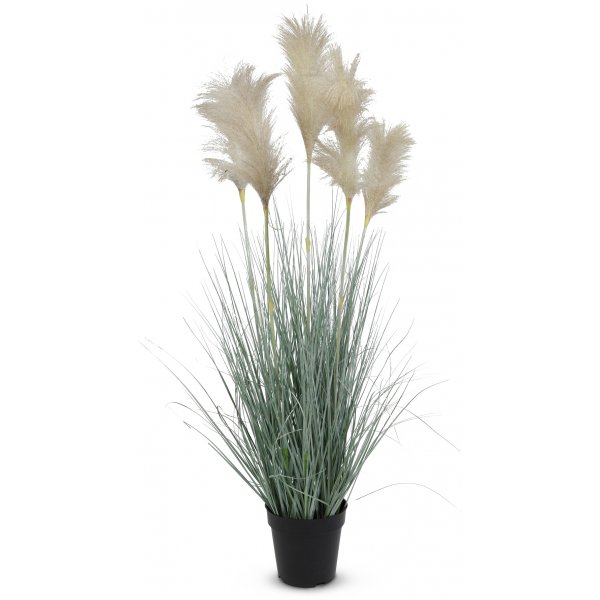 Kunstig plante - Gress/Pampasgress H82 cm