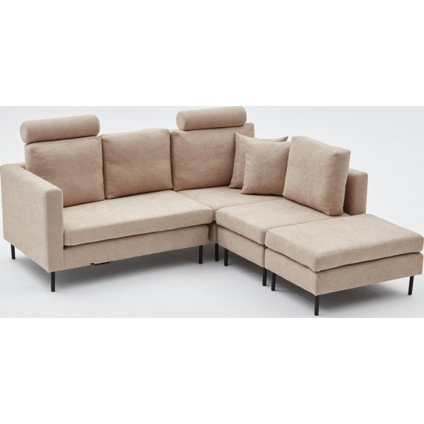 Stelo modulsofa - Beige/svart Stelo modulsofa - Beige/svart