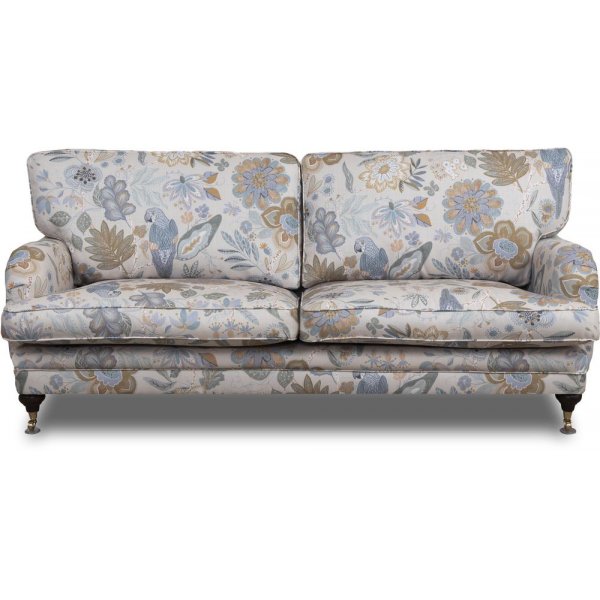 Howard Spirit 3-seters i blomsterstoff - Eden Parrot Beige