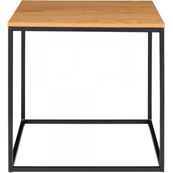 Vita sidebord - svart / eik imitasjon