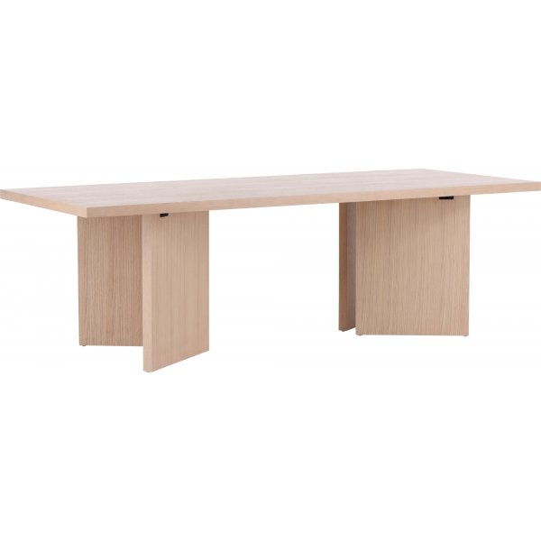 Bassholmen spisebord 240 x 100 cm - Whitewash