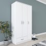 Baden garderobe 2 - Hvit