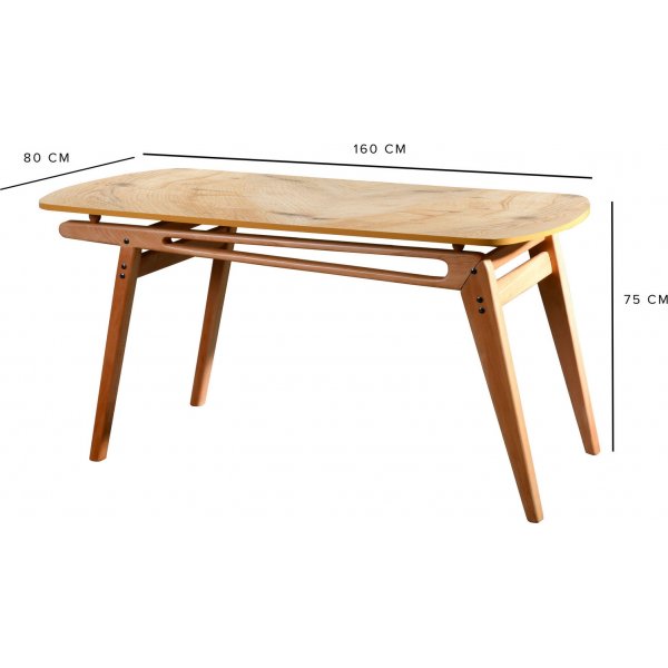 Palace spisebord 160 cm - Eik Palace spisebord 160 cm - Eik