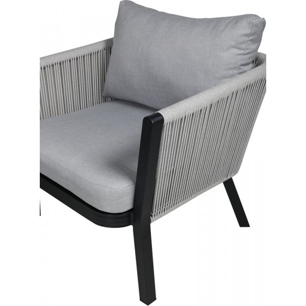 Virya sofagruppe - Sort/Grå Virya sofagruppe - Sort/Grå