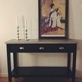 Kundebilde Hugo avlastningsbord med 3 skuffer - Sort