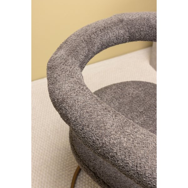 Morgen spisestuestol - Brun boucle Morgen spisestuestol - Brun boucle