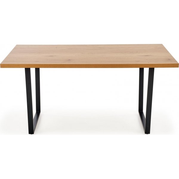 Gentofte spisebord 160 cm - Eik/sort